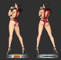 Wonder woman bikini 3d printing stl files