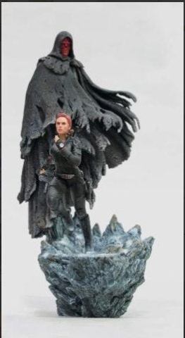 Red skull and black widow diorama 3d printing stl files