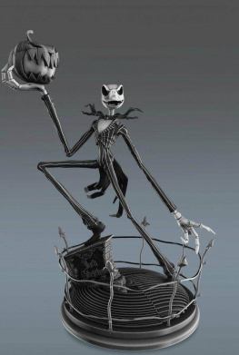 Jack skellington 3d printing stl files