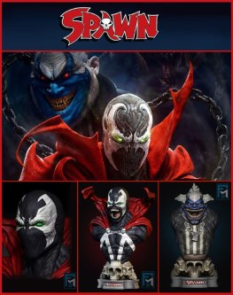 Spawn bust pack 3d printing stl files
