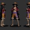 Luffy one piece 3d printing stl files