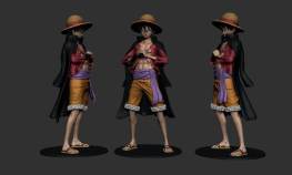 Luffy one piece 3d printing stl files