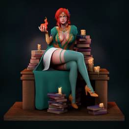 Triss - Witcher 3d printing stl files