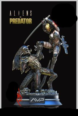 Predator vs alien 3d printing stl files