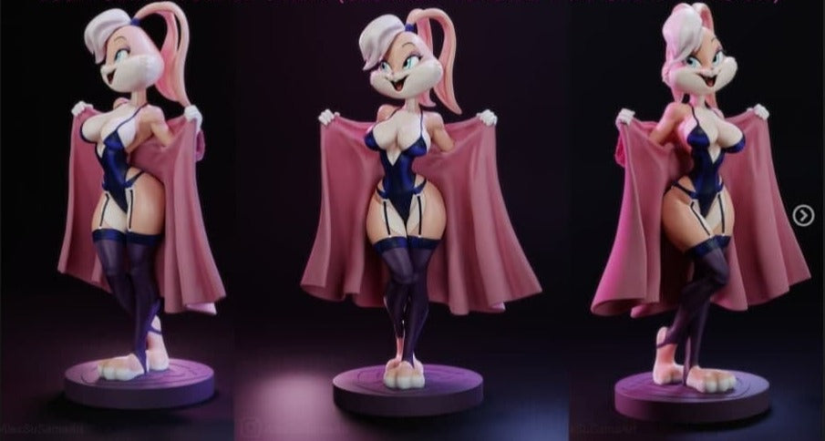 lola bunny 3d print stl files Lola Bunny SFW 3d printing stl files