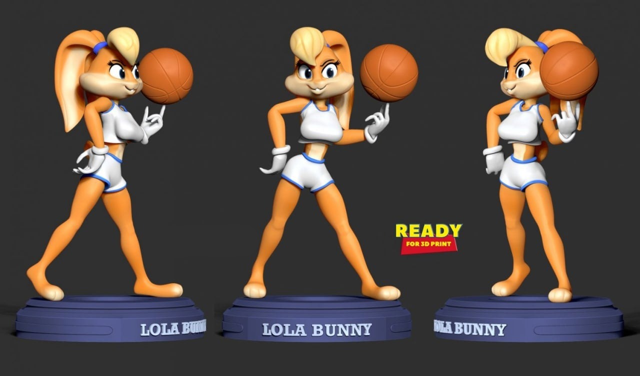 lola 3d models for 3d printing stl Lola bunny 3d printing stl files