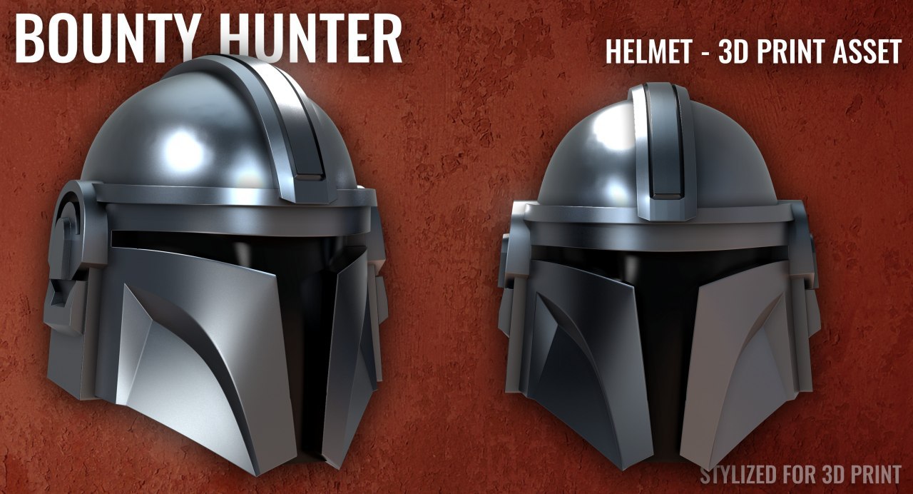 bounty hunter 3d models for 3d printing stl Bounty hunter helmet 3d printing stl files