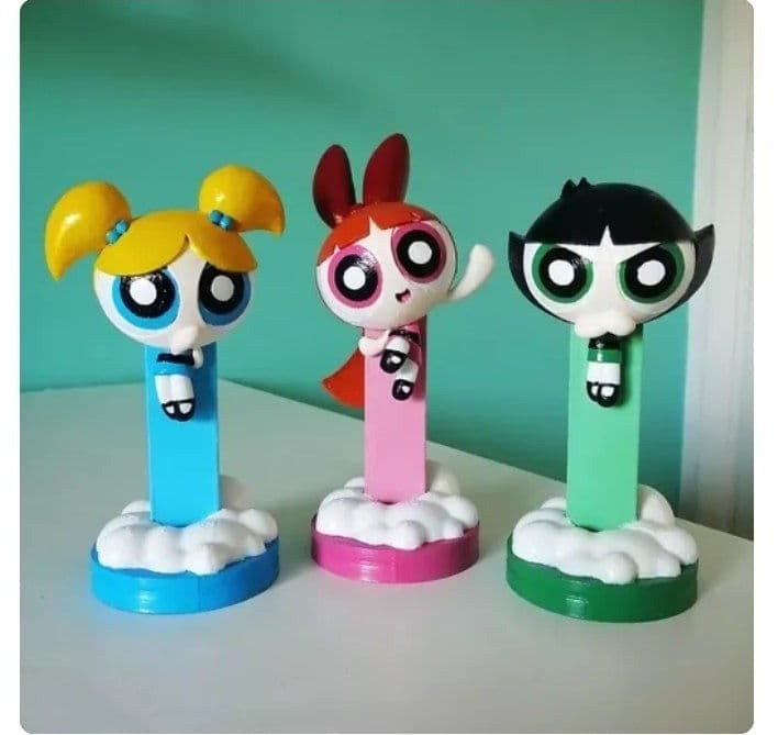 powerpuff girls stl files for 3d printing purposes Powerpuff girls stl files for 3d printing model