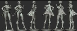 Power girl 3d printing stl files