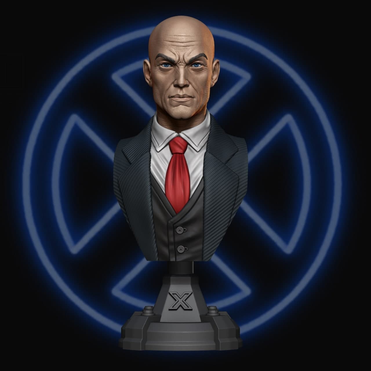 professor x stl files for 3d printing models Xavier bust 3d printing stl files