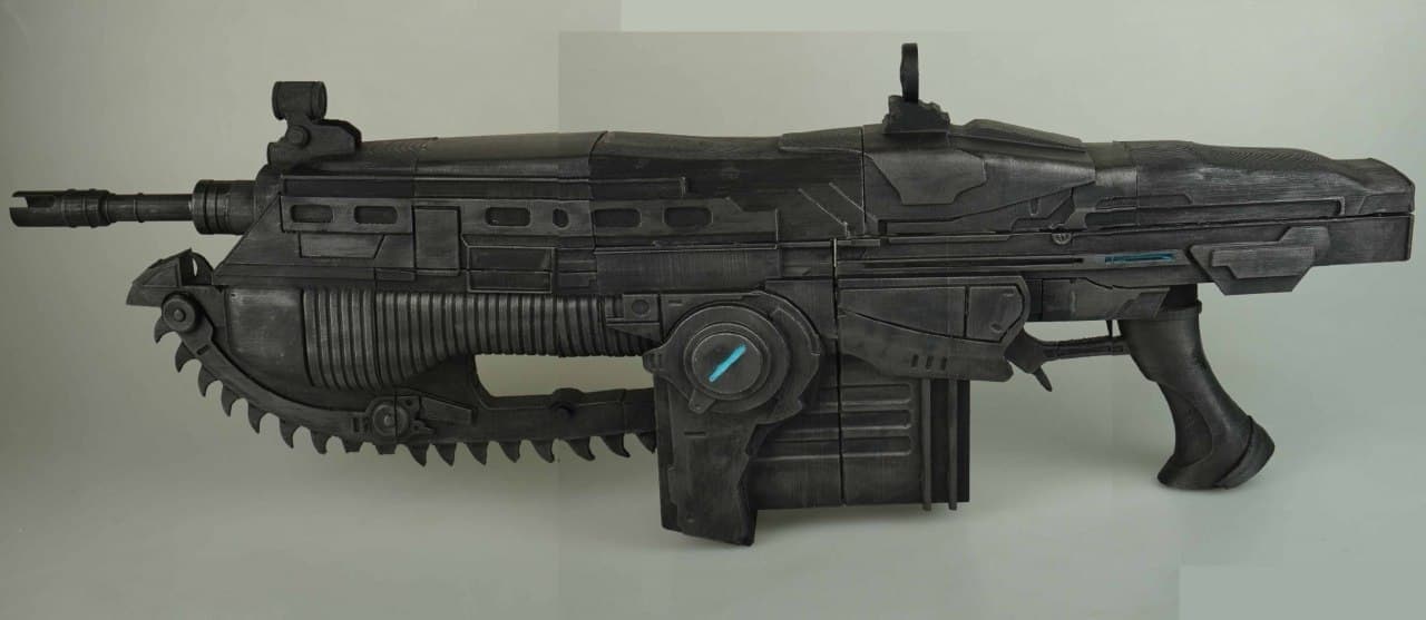 Chainsaw gun Gears of war 3d printing stl files