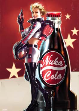 Nuke Cola girl stl files for 3d printing model