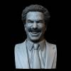 Borat bust 3d printing stl files