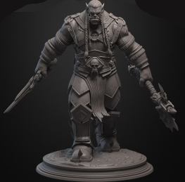 Varok Saurfang 3d printing stl files