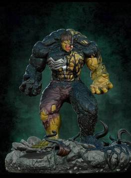 Venomized hulk 3d print