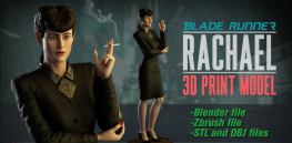 Blade runner Rachael 3d printing stl files