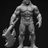 Orc warrior stl files for 3d printing model
