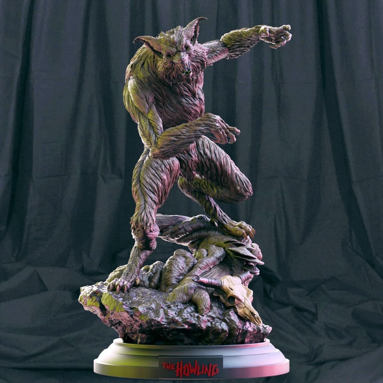 howling werewolf free stl files for 3d printing howling stl files 3d print