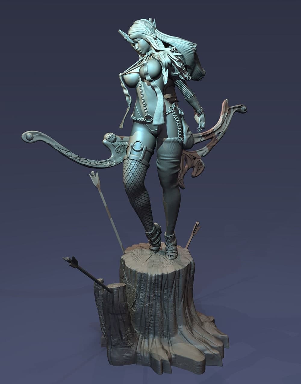 archer girl free stl files for 3d printing Archer girl stl files for 3d printing model