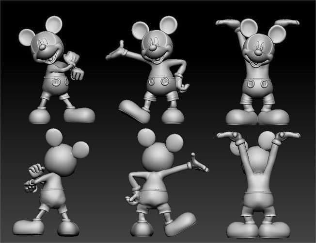mickey mouse 3d printing model Mickey mouse stl files for 3d printing