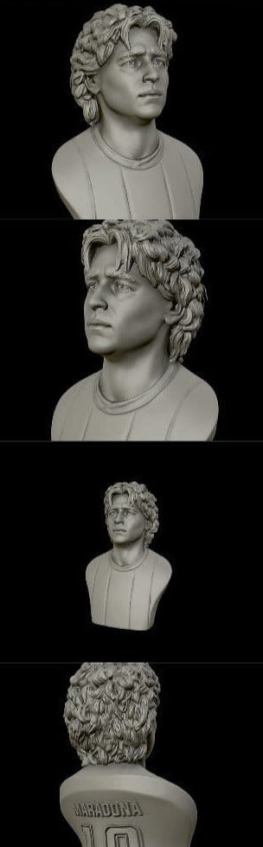 Diego Armando Maradona 3d printing stl files