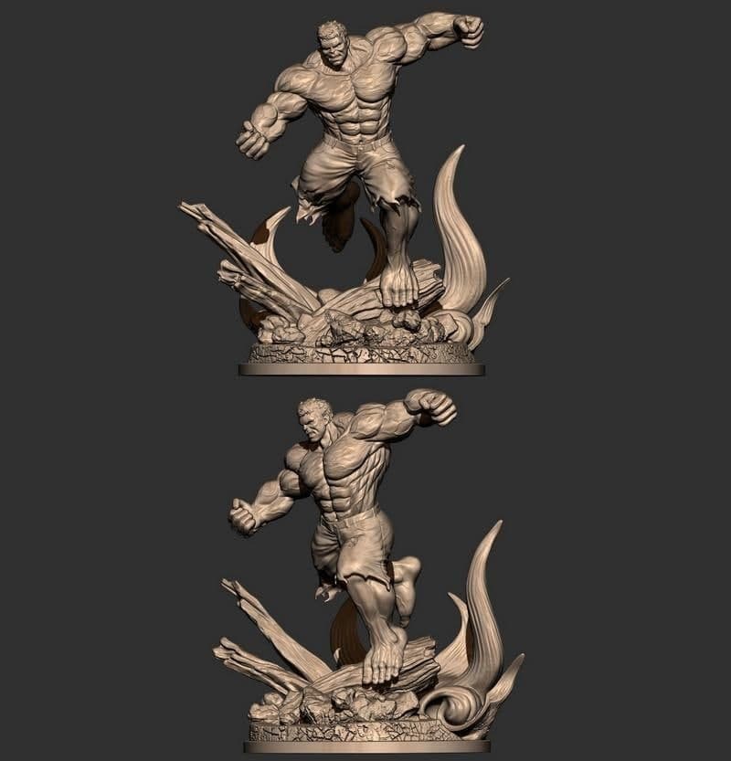 hulk 3d printable stl files for 3d printing models Angry hulk 3d printing stl files