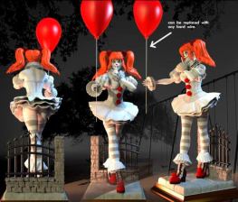 Lady Pennywise 3d printing stl files