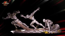 Flash running diorama 3d print stl