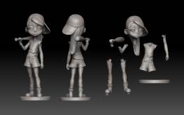 B-Girl 3d printing stl files