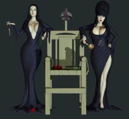 Elvira and morticia 3d printing stl files