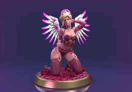 Pink mercy Overwatch 3d printing stl files