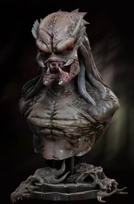 Predator bust stl files for 3d printing