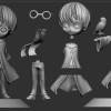 Harry potter chibi 3d printing stl files