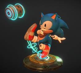 Sonic fanart 3d printing stl files