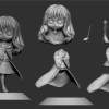 Hermione chibi 3d printing stl files