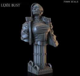 Lexie Bust 3d printing stl files