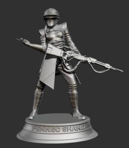 Fennec Shand starwars 3d printing stl files