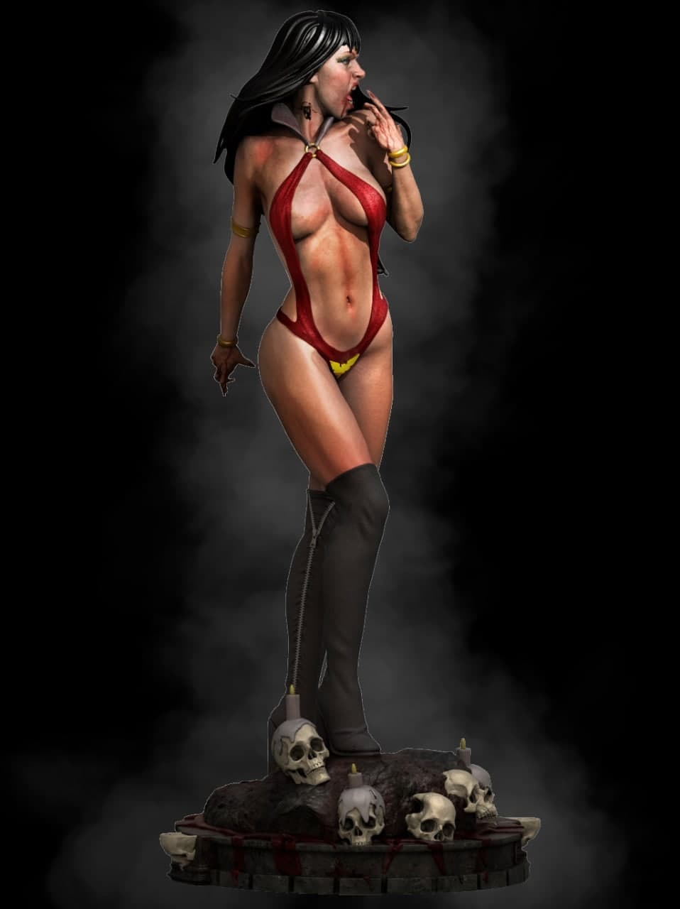 vampirella stl files for 3d printing Vampirella 3d printing stl files