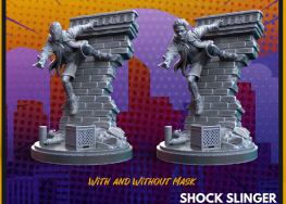 Shock slinger spiderman 3d printing stl files