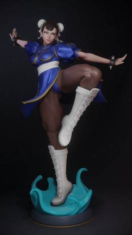 Chun-li stl files for 3d printing models