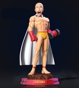 Saitama one punch man 3d printing stl files