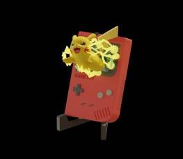 Gameboy Pikachu 3d printing stl files