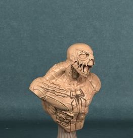 Spider-man Zombie bust 3d printing stl files
