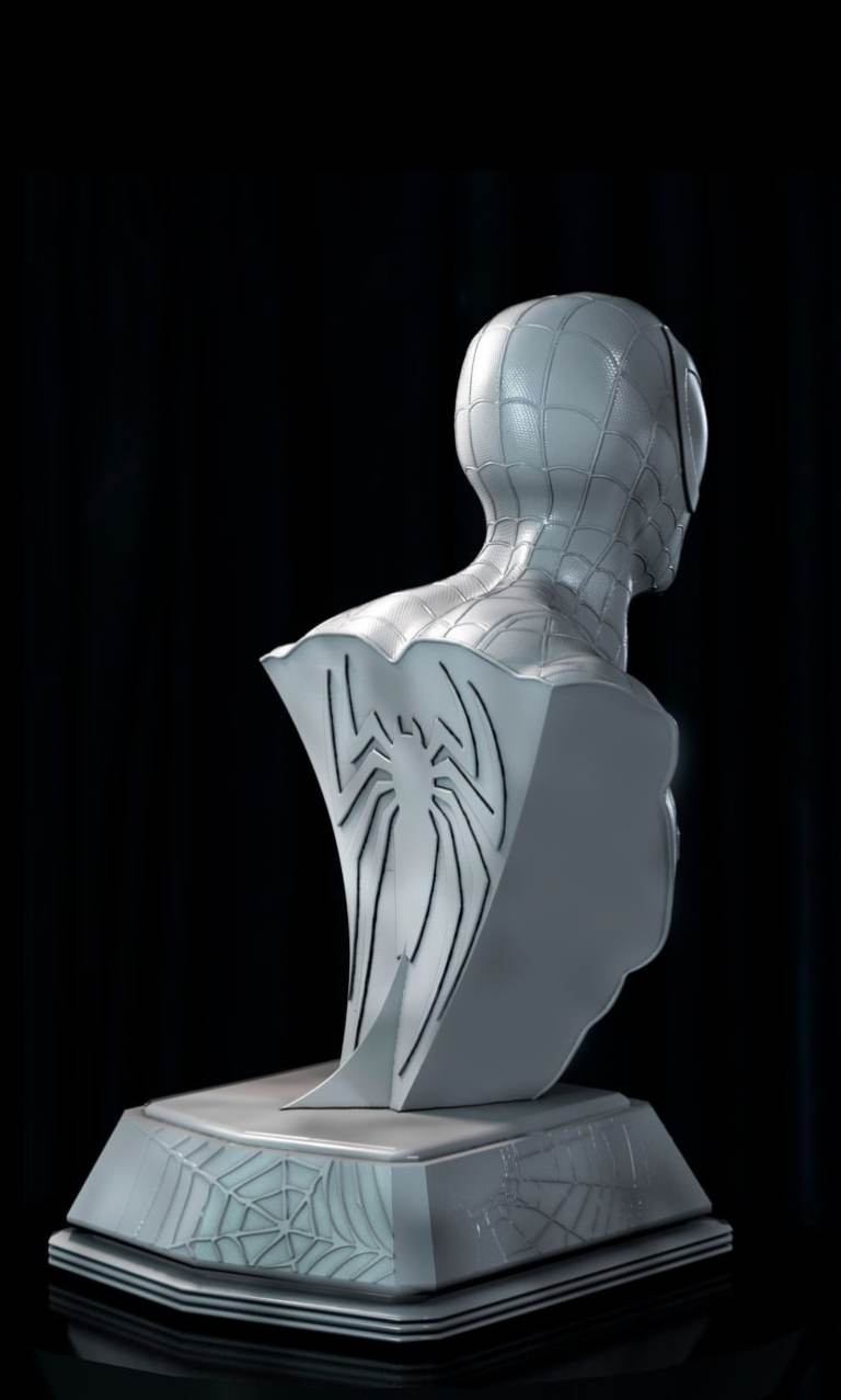 Spider-man bust 3d printing stl files - 3D PRINT MAKER CLUB