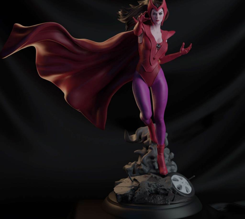Scarlet Witch 3d printing stl files - 3D PRINT MAKER CLUB