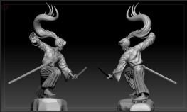 Kokushibou demon slayer 3d printing stl files