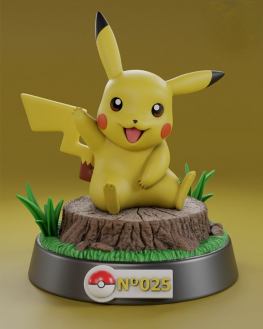 Pikachu pokemon 3d printing slt files