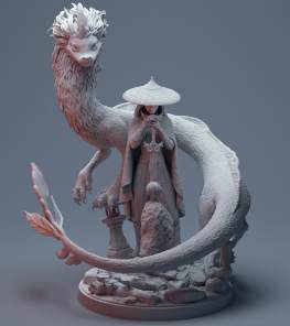 Raya and the last dragon 3d printing stl files