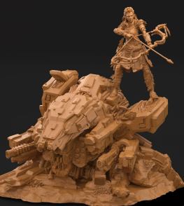 Aloy Monstermech 3d printing stl files