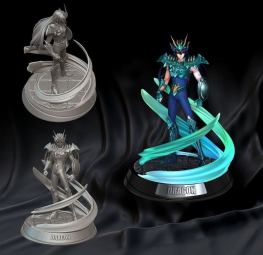 Dragon shiryu 3d printign stl files